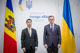 Mihai Popșoi, la Kiev: Republica Moldova va sprijini ferm independența, suveranitatea și integritatea teritorială a Ucrainei